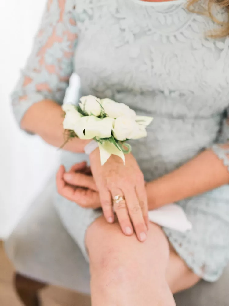 Wrist Corsage for the Mother of the Bride